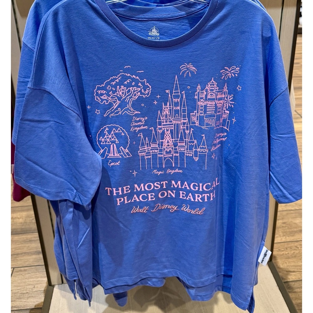 2026 Walt Disney World Parks Tee Shirt Small Most Magical Place Epcot Hollywood